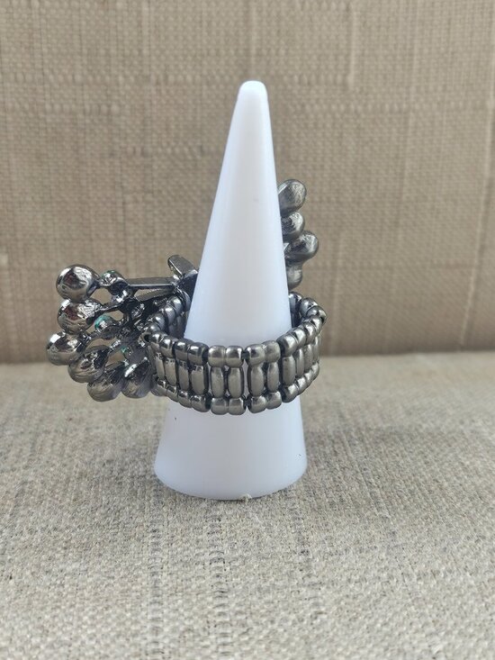 Peacock  Multi Color Ring Crystals Fashion Women Jewelry Ring Size Adjustable - Picture 8 of 9